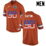 Men's Florida Gators #90 Antonneous Clayton NCAA Nike Orange USA Flag Fashion Authentic Stitched College Football Jersey UJQ6562JD